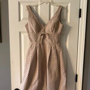 **Sandra Angelozzi Tan/Brown Dress**